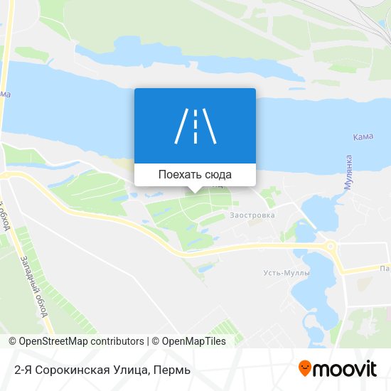 Карта 2-Я Сорокинская Улица