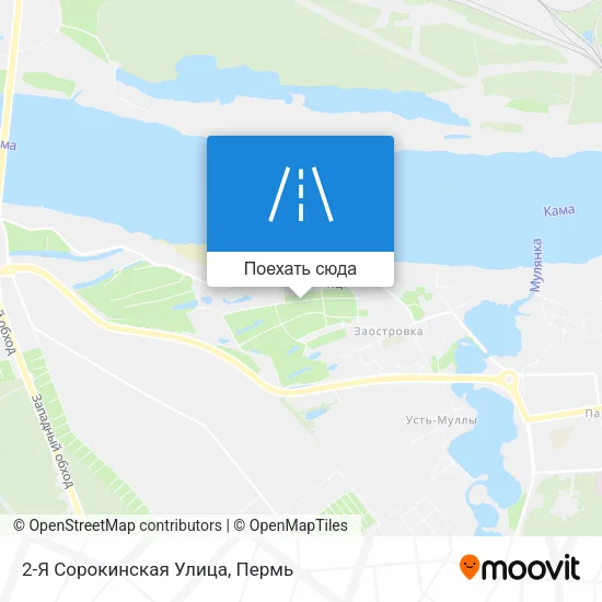 Карта 2-Я Сорокинская Улица