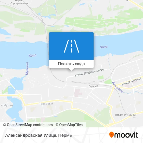 Карта Александровская Улица