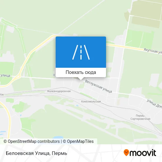 Карта Белоевская Улица
