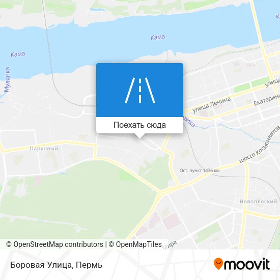 Карта Боровая Улица
