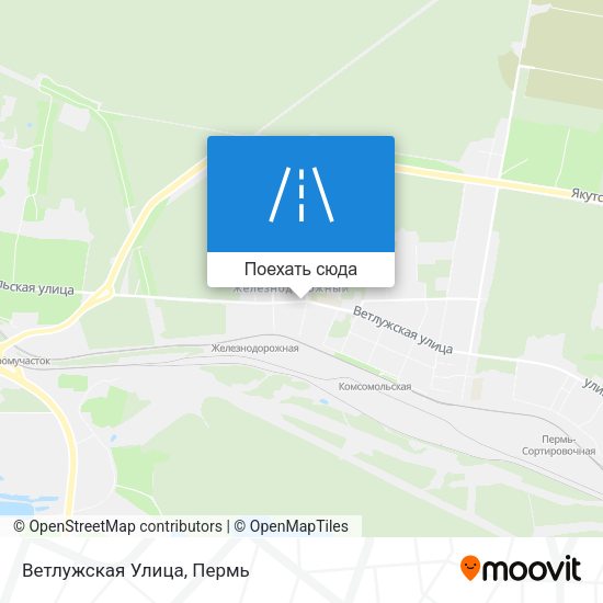 Карта Ветлужская Улица