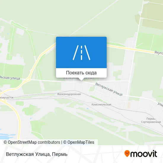 Карта Ветлужская Улица