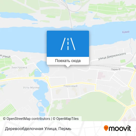 Карта Деревообделочная Улица