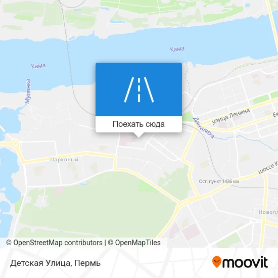 Карта Детская Улица