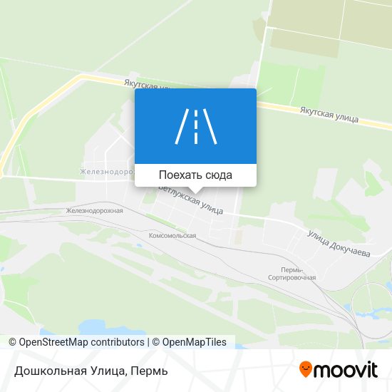 Карта Дошкольная Улица