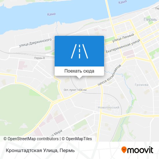 Карта Кронштадтская Улица