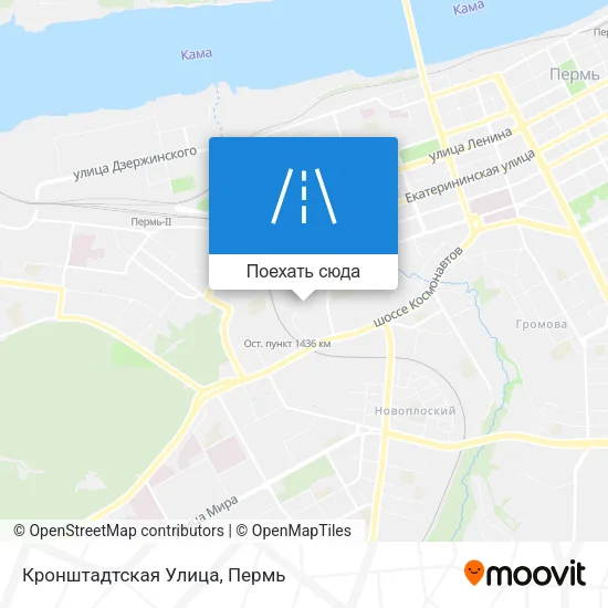 Карта Кронштадтская Улица