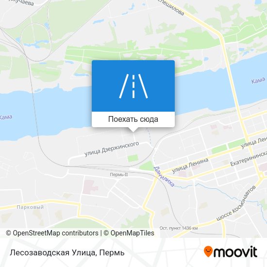 Карта Лесозаводская Улица