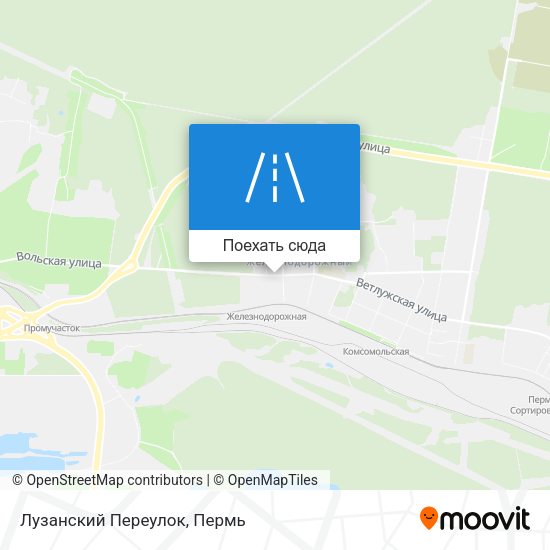 Карта Лузанский Переулок