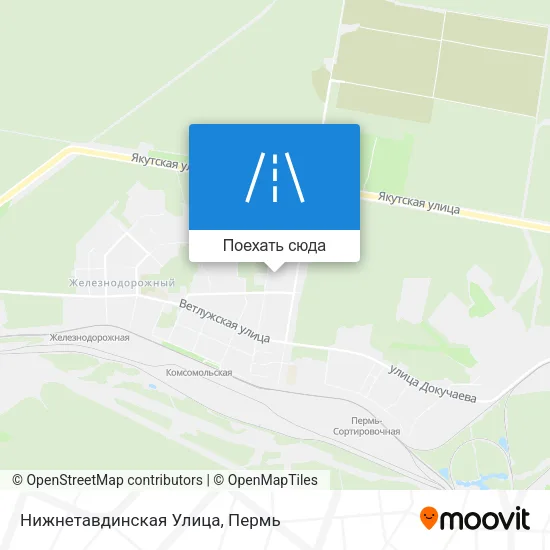 Карта Нижнетавдинская Улица