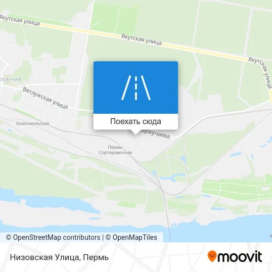 Карта Низовская Улица