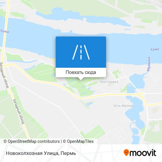 Карта Новоколхозная Улица