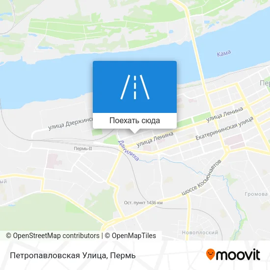 Карта Петропавловская Улица