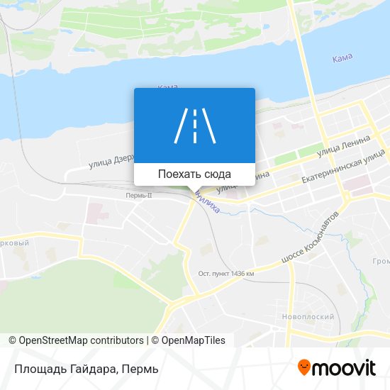 Карта Площадь Гайдара