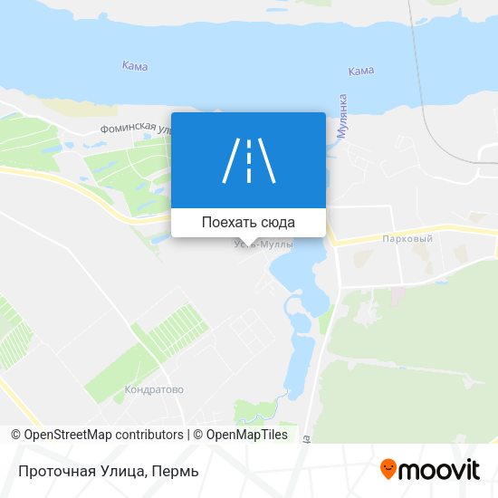Карта Проточная Улица