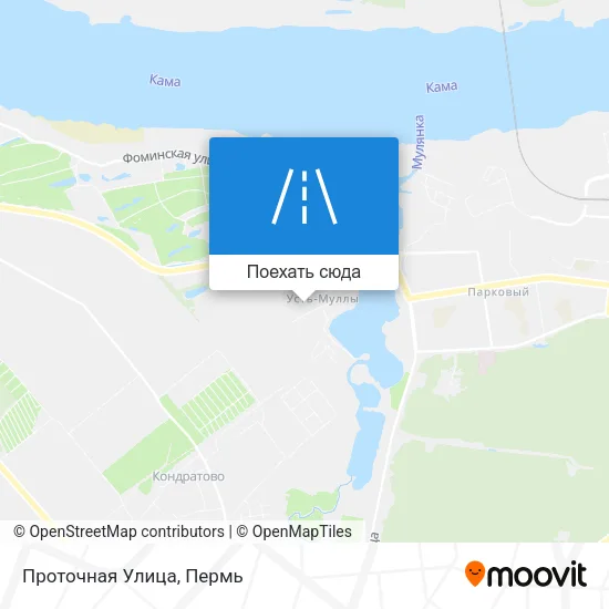 Карта Проточная Улица
