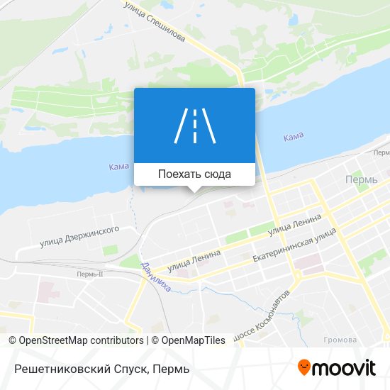 Карта Решетниковский Спуск
