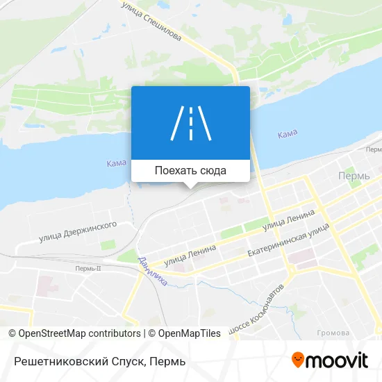 Карта Решетниковский Спуск