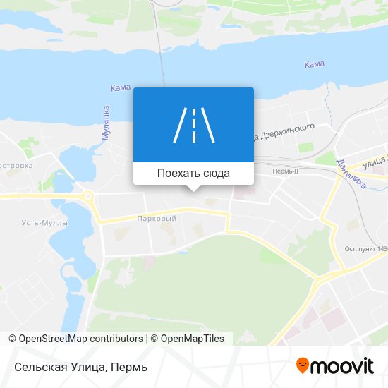 Карта Сельская Улица