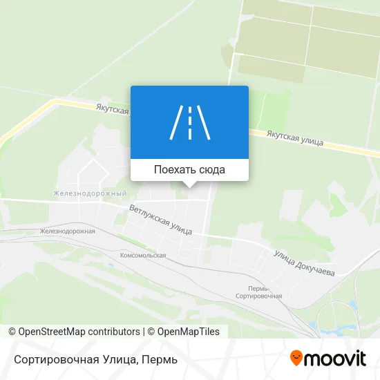 Карта Сортировочная Улица