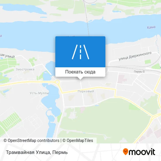 Карта Трамвайная Улица
