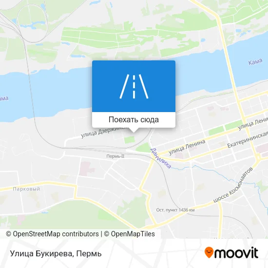 Карта Улица Букирева