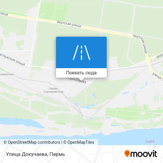 Карта Улица Докучаева