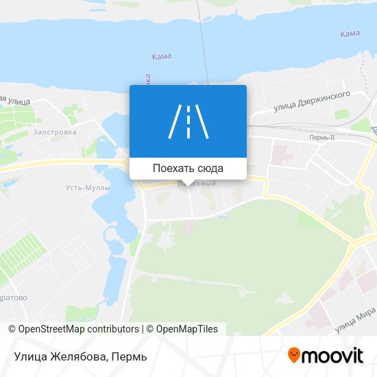 Карта Улица Желябова