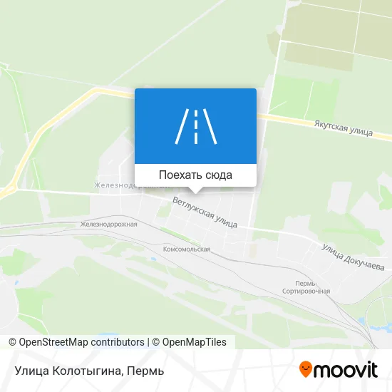 Карта Улица Колотыгина