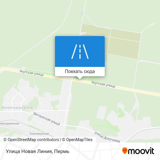 Карта Улица Новая Линия