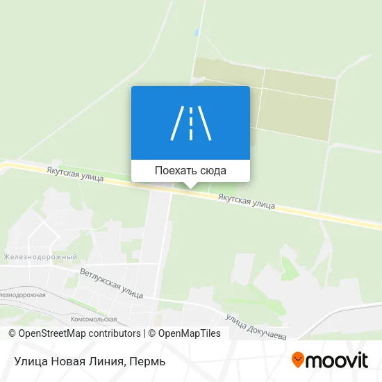 Карта Улица Новая Линия