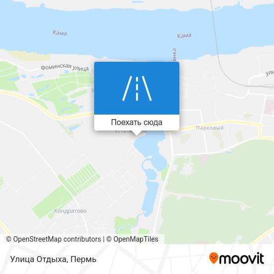 Карта Улица Отдыха