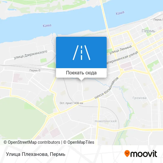 Карта Улица Плеханова