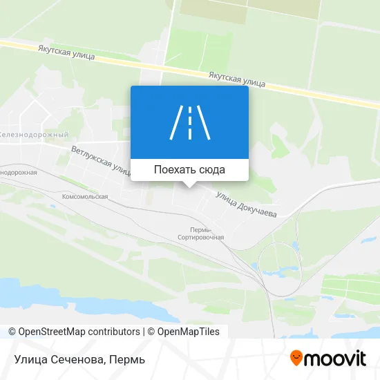 Карта Улица Сеченова