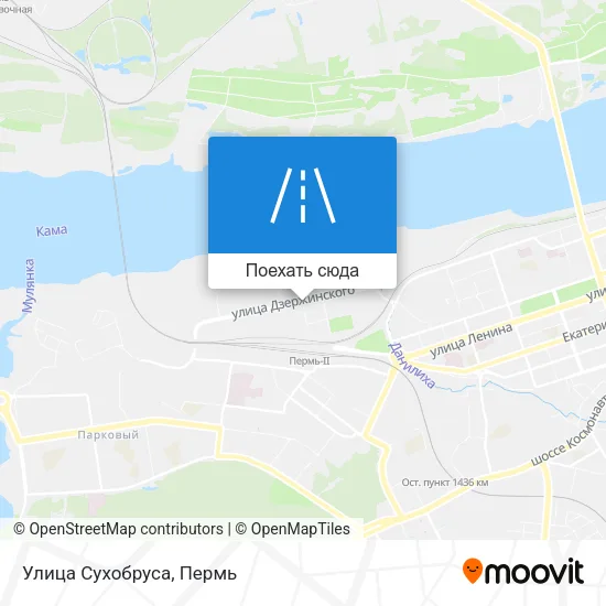 Карта Улица Сухобруса