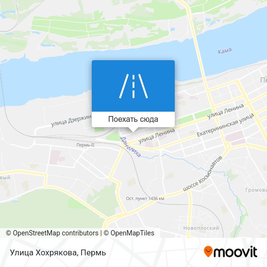 Карта Улица Хохрякова