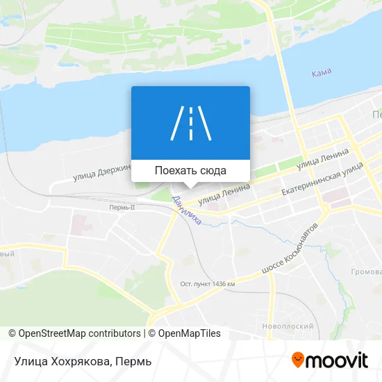 Карта Улица Хохрякова