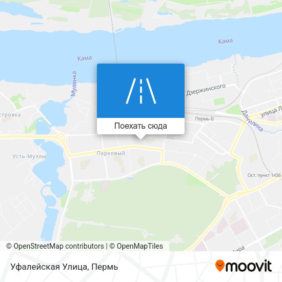 Карта Уфалейская Улица