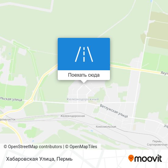 Карта Хабаровская Улица