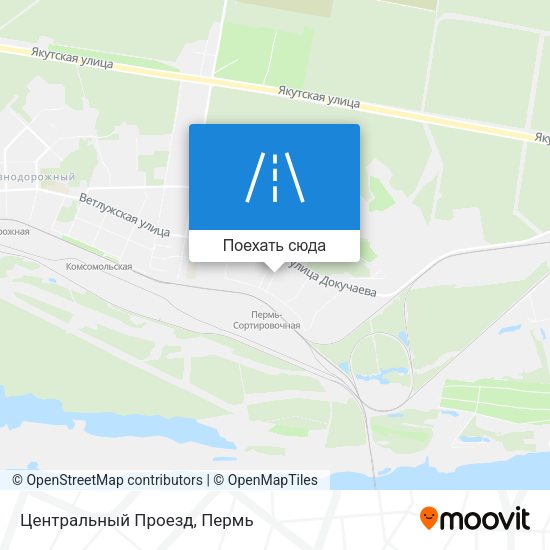 Карта Центральный Проезд