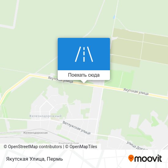 Карта Якутская Улица