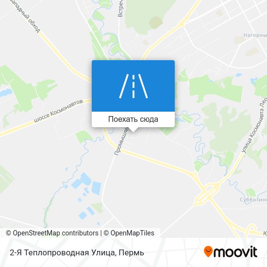 Карта 2-Я Теплопроводная Улица