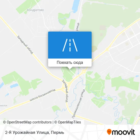 Карта 2-Я Урожайная Улица