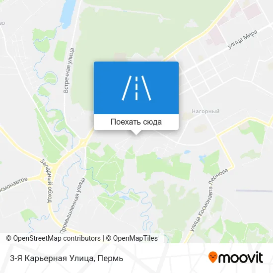 Карта 3-Я Карьерная Улица