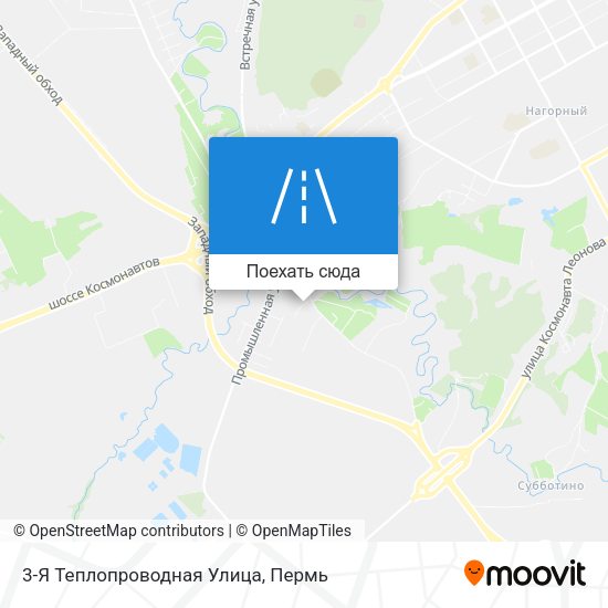 Карта 3-Я Теплопроводная Улица