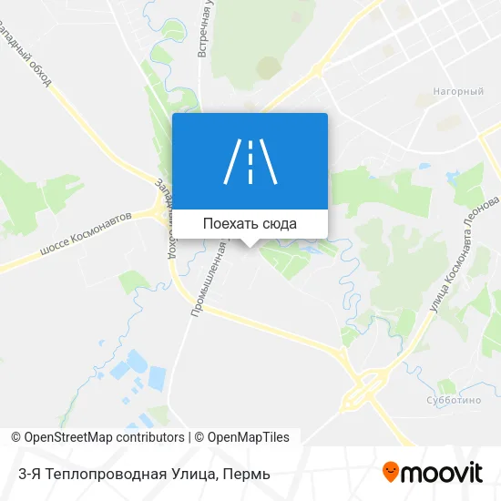 Карта 3-Я Теплопроводная Улица