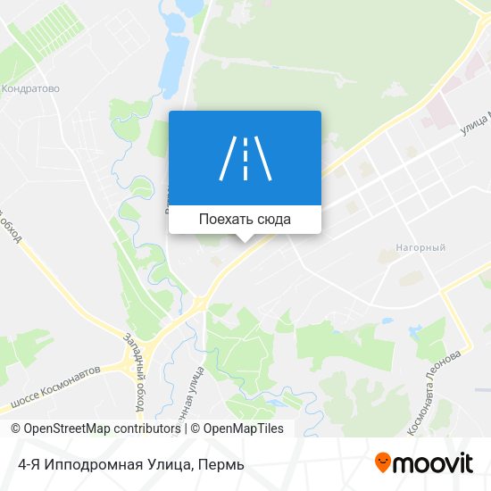 Карта 4-Я Ипподромная Улица