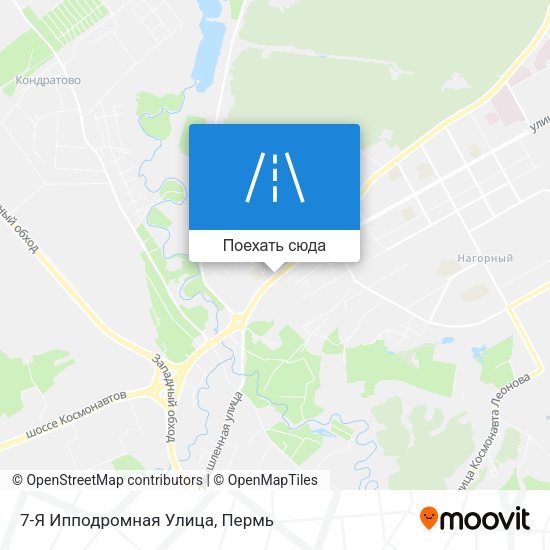 Карта 7-Я Ипподромная Улица