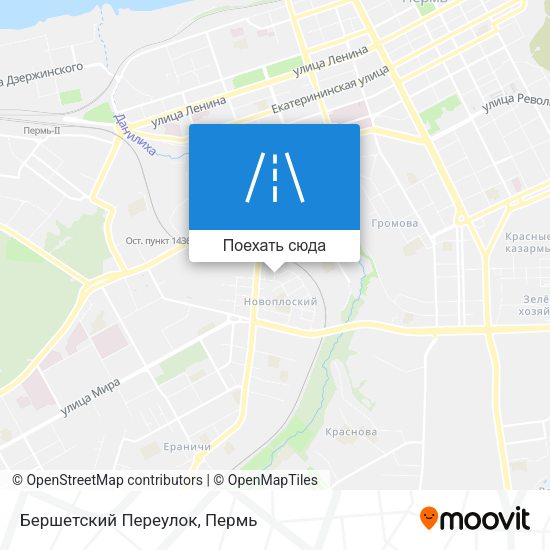 Карта Бершетский Переулок